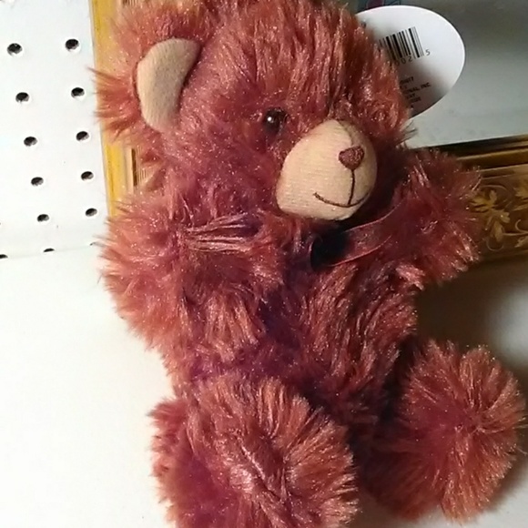 Teddy Bear 6" Realistic fluffy Brand New Embroidered Nose Mouth DARK BROWN - Picture 3 of 3